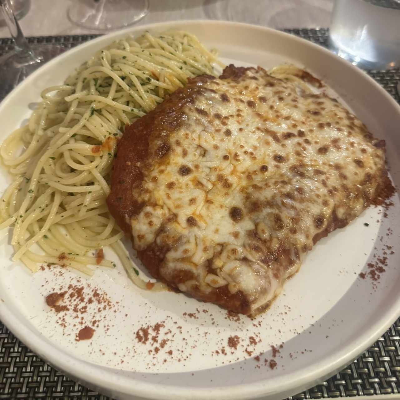 Milanesa de Pollo a la Parmesana
