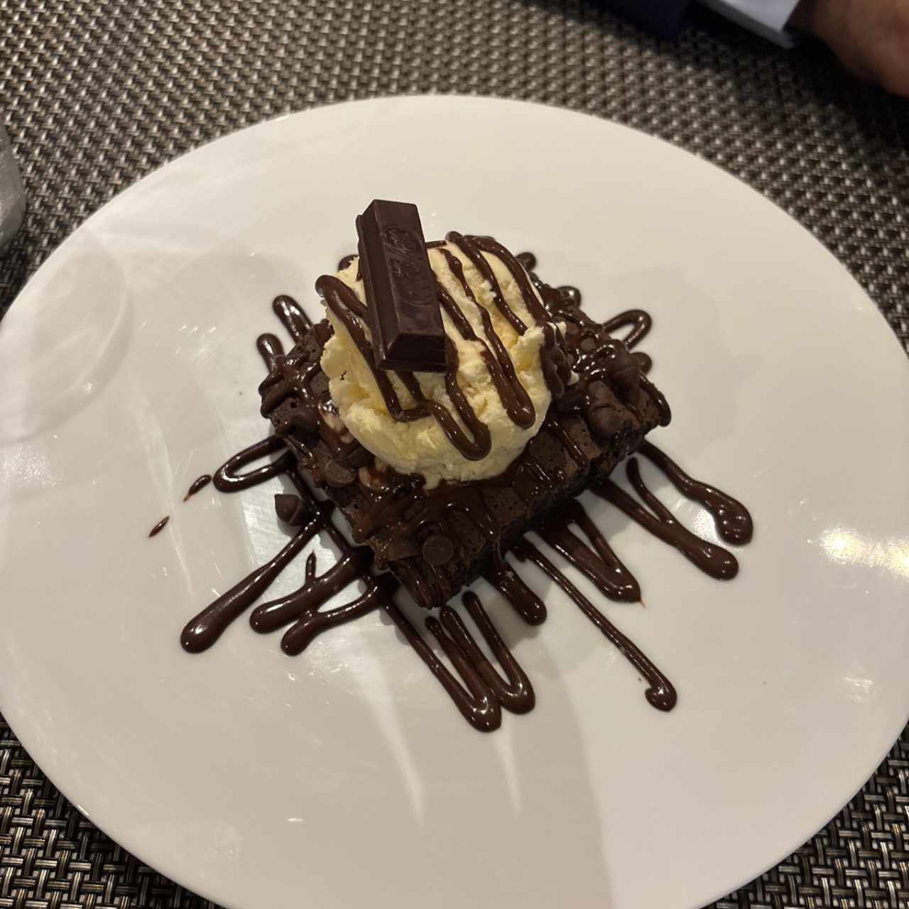 Brownie Kitkat y Chocolate
