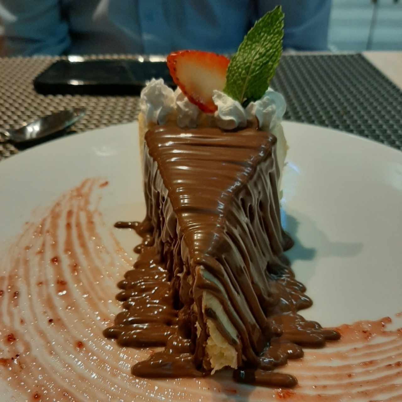 Cheesecake de Nutella.