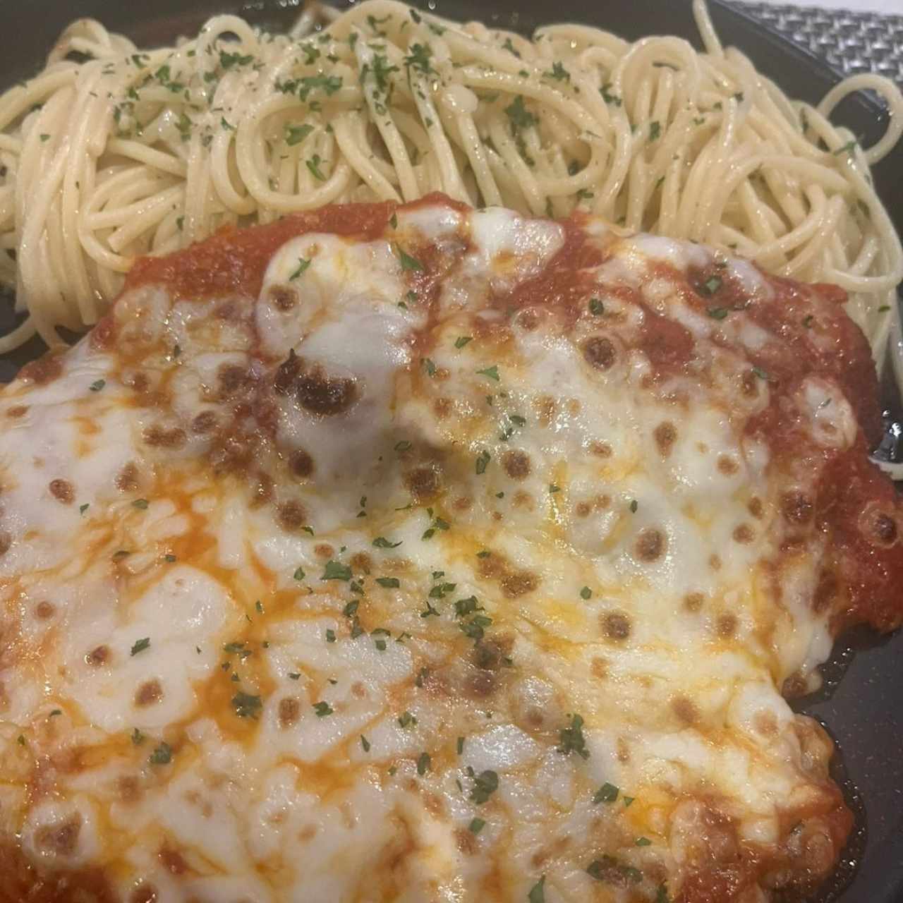 Milanesa de Pollo a la Parmesana