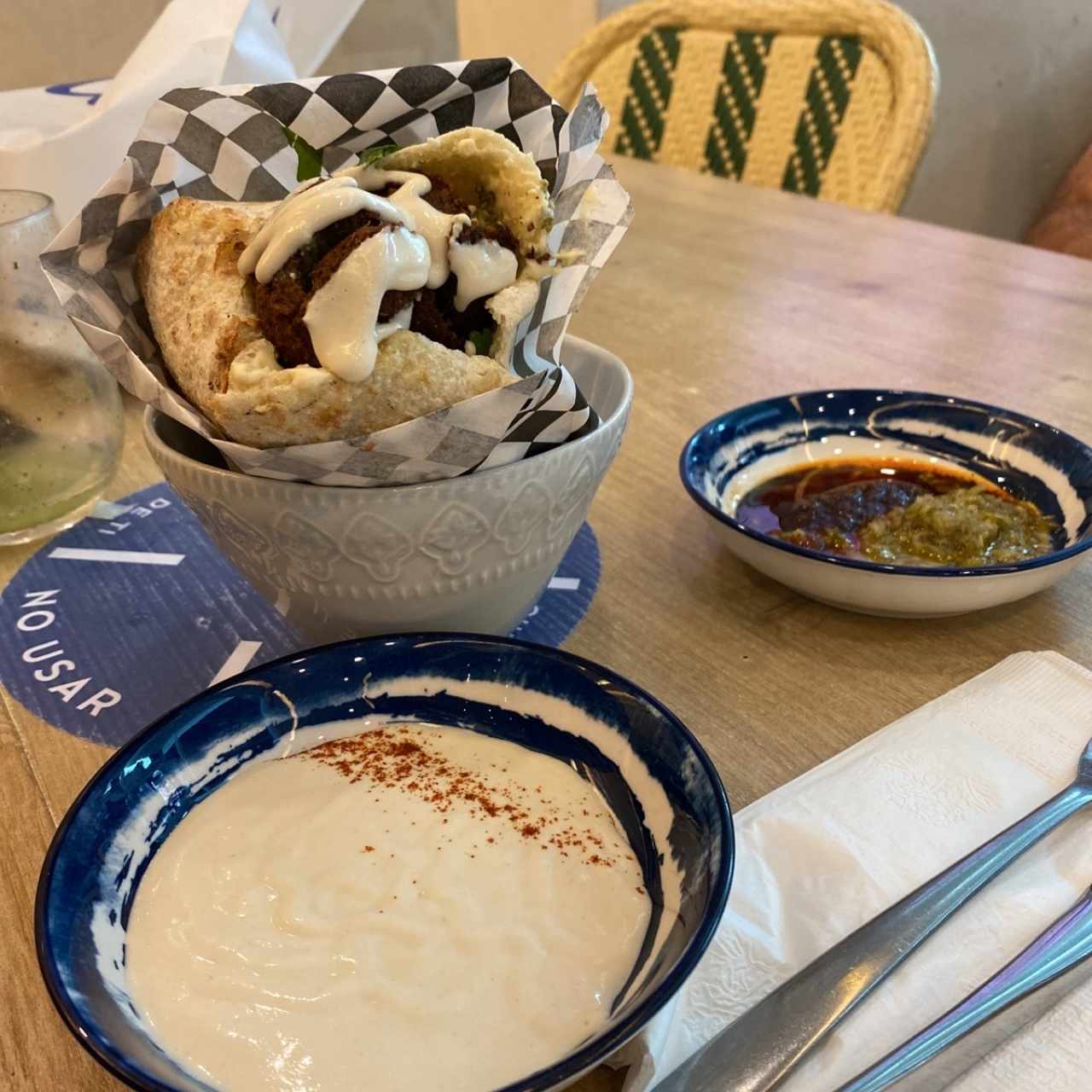 Pita Sándwich - Falafel
