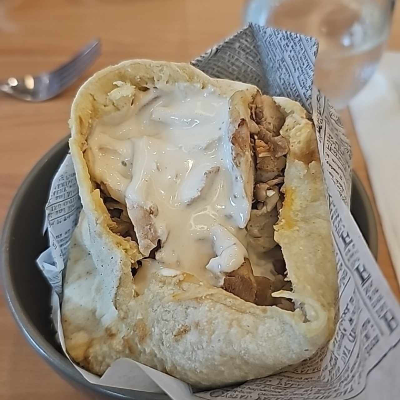 Pita - Shawarma de pollo