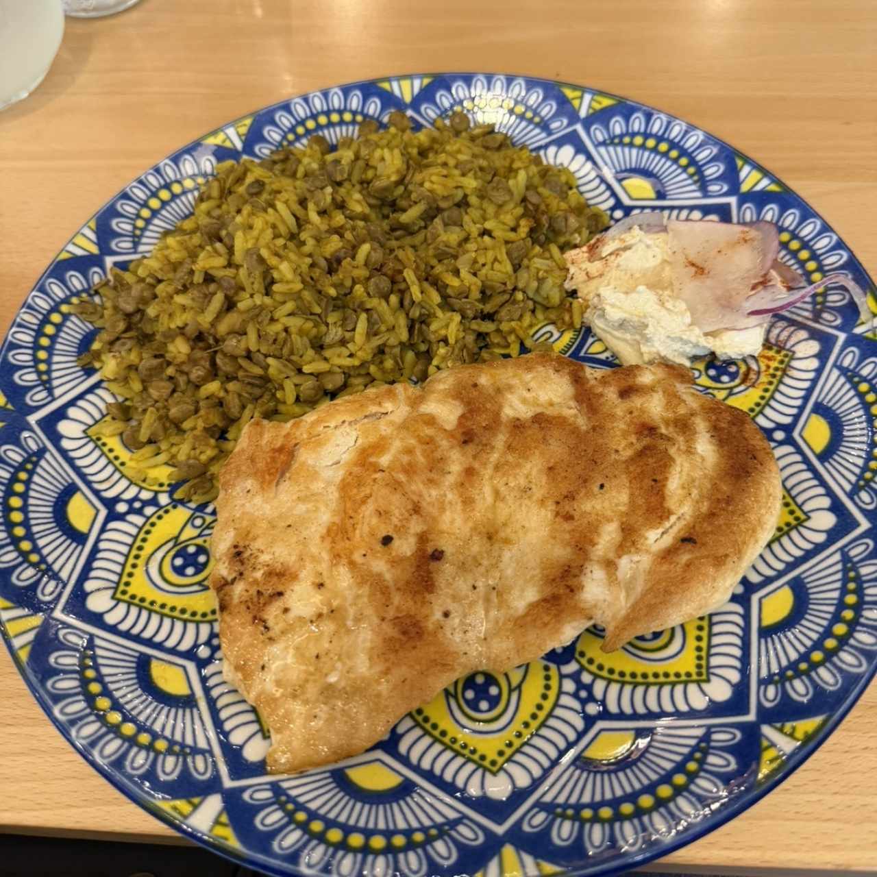 Pechuga de pollo con Guarnición