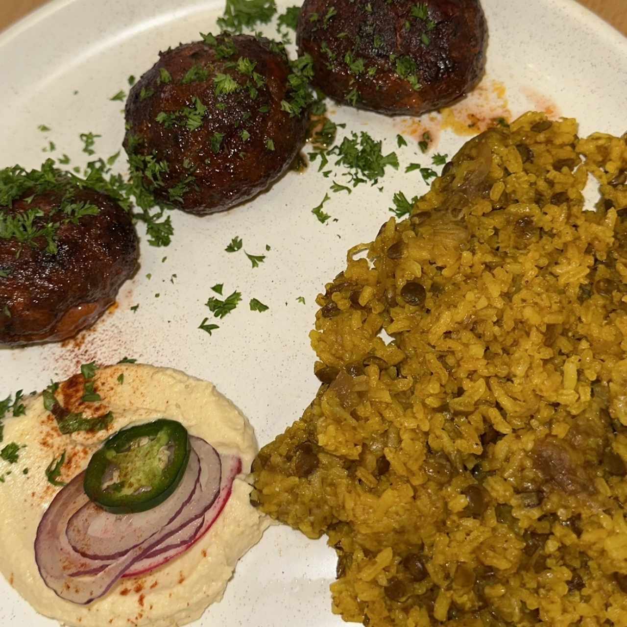 Platos - Kebab con Guarnición