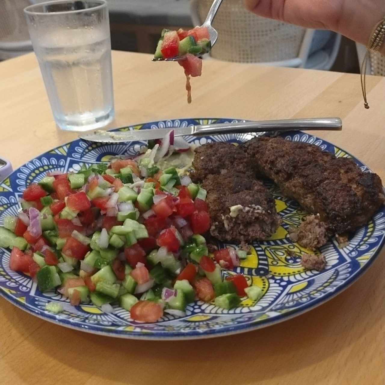 Platos - Kebab con Guarnición