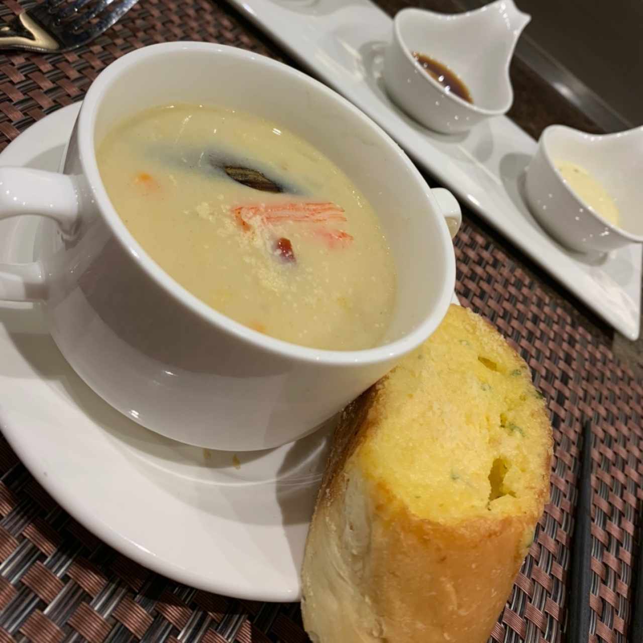 Crema de mariscos