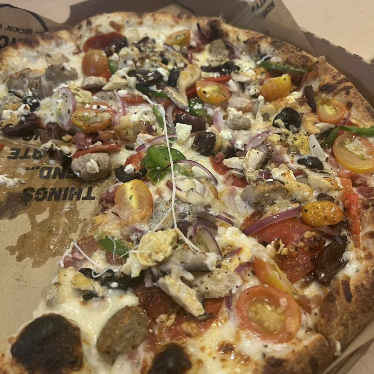 Pizza bricks