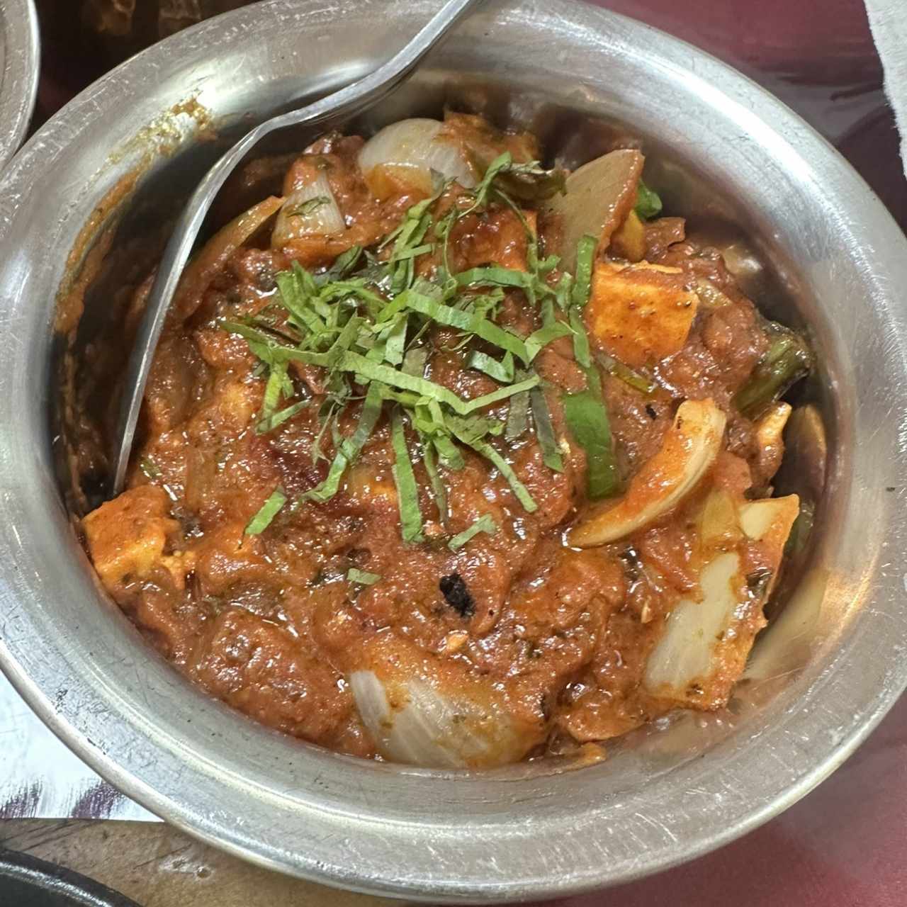 Delicias Vegetarianas - Kadhai Paneer