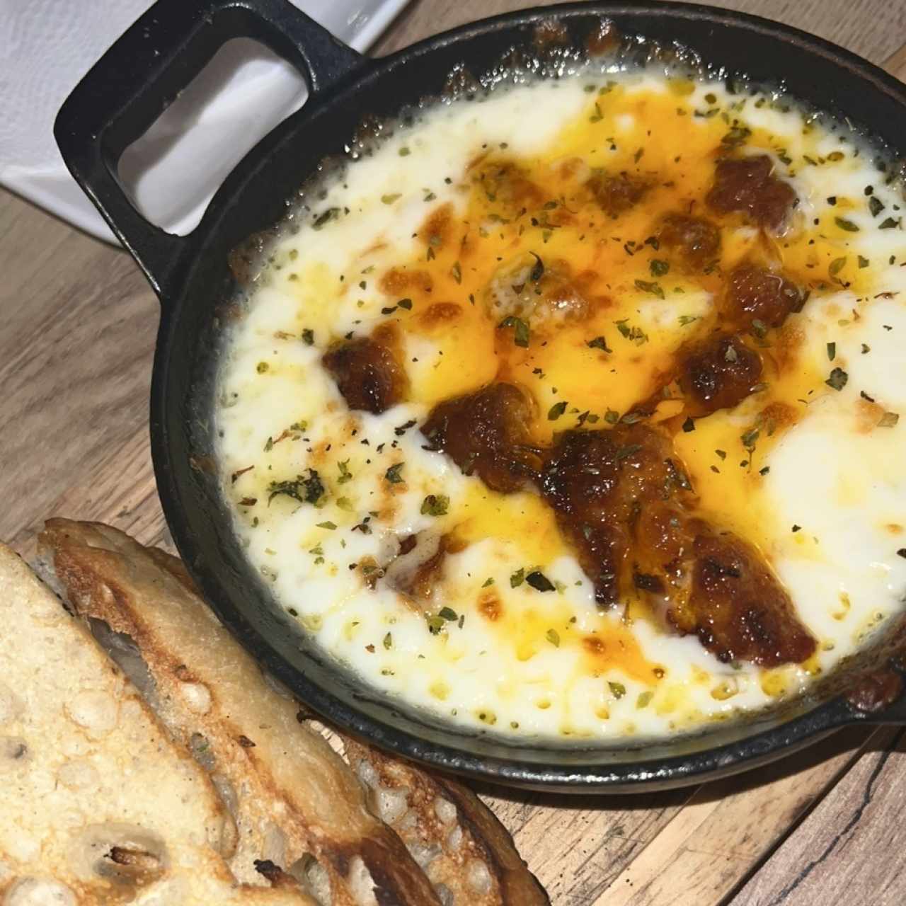 Cazuela de queso Fundido