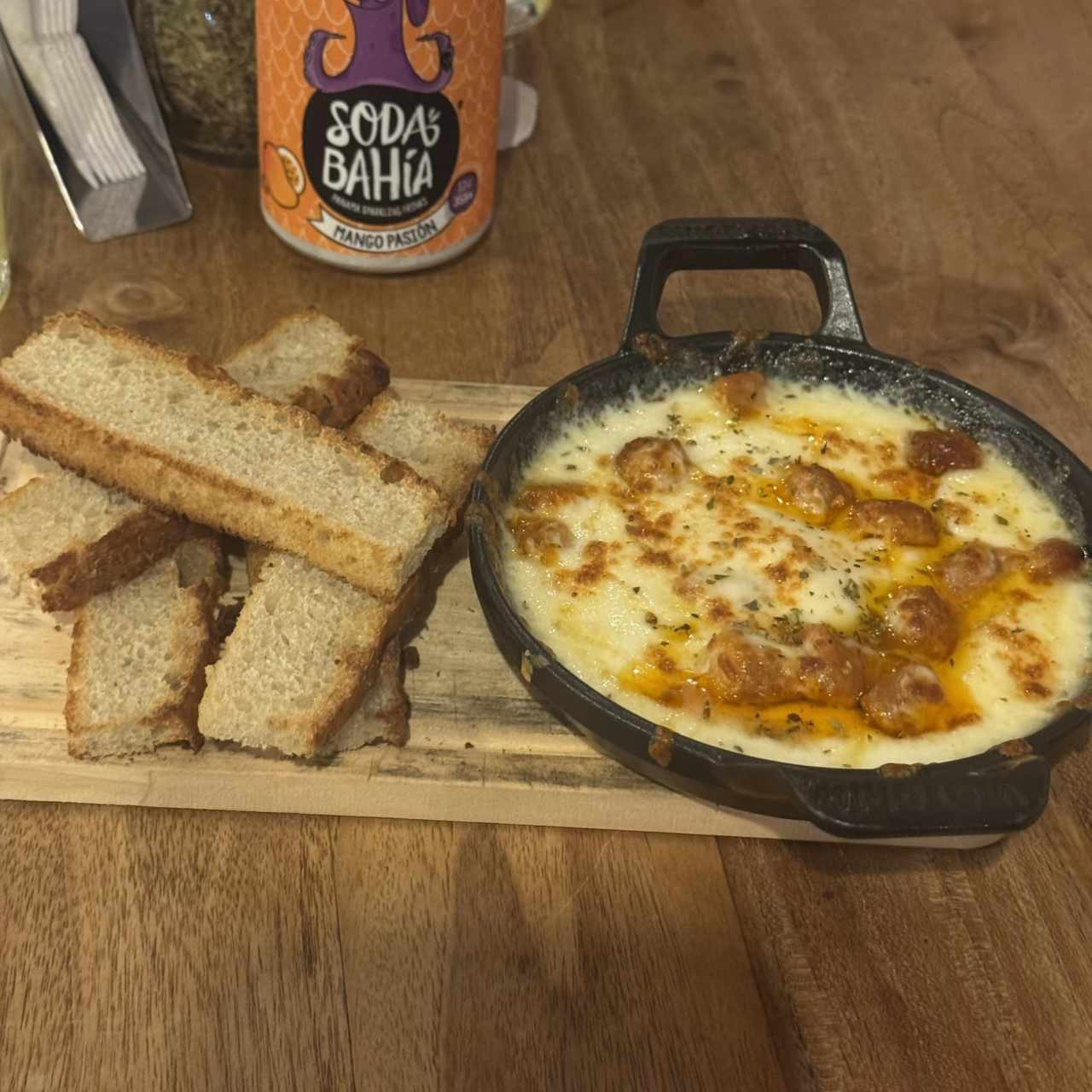 Cazuela de queso Fundido