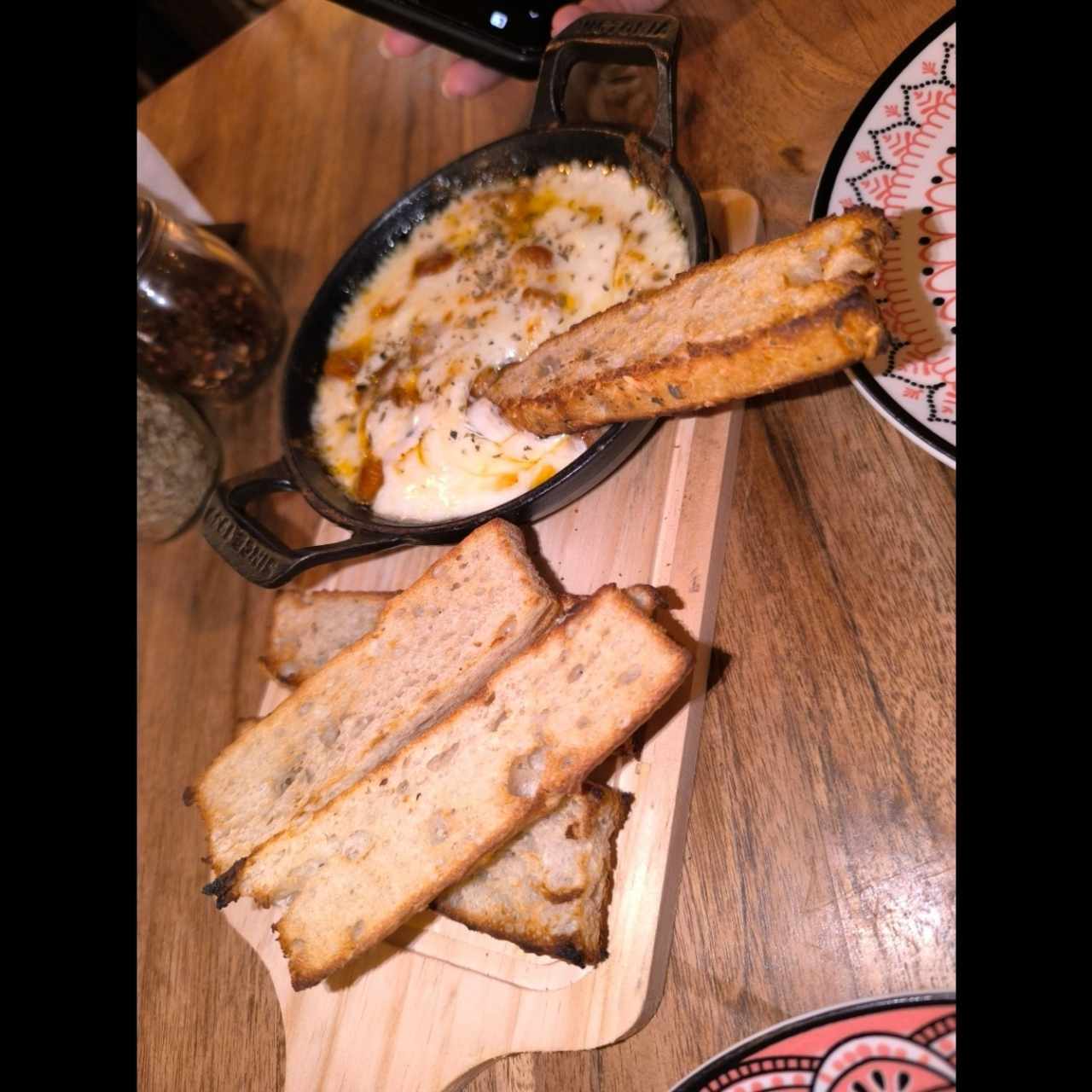 Cazuela de queso Fundido
