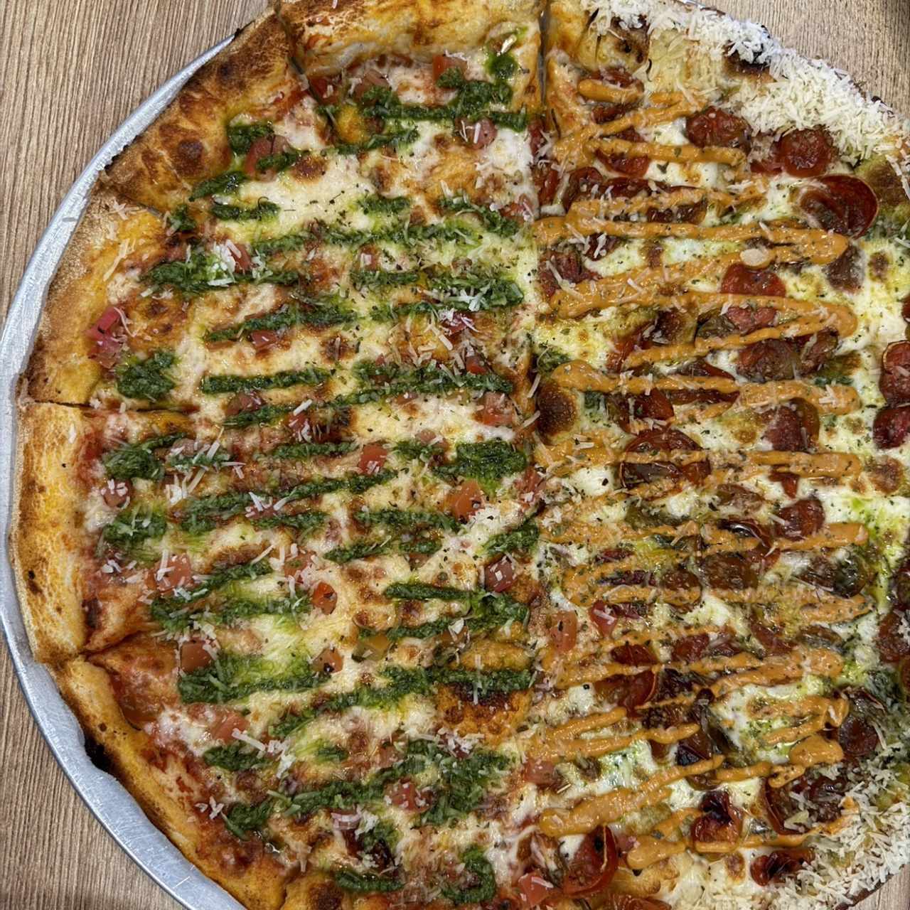 Combinada de vokdarella y esto es pesto