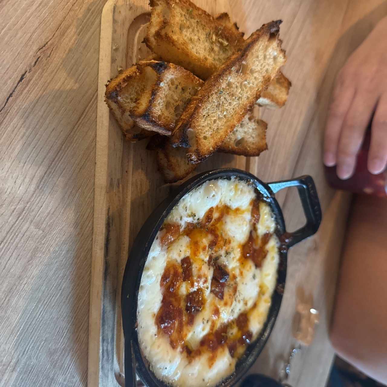 Cazuela de queso Fundido