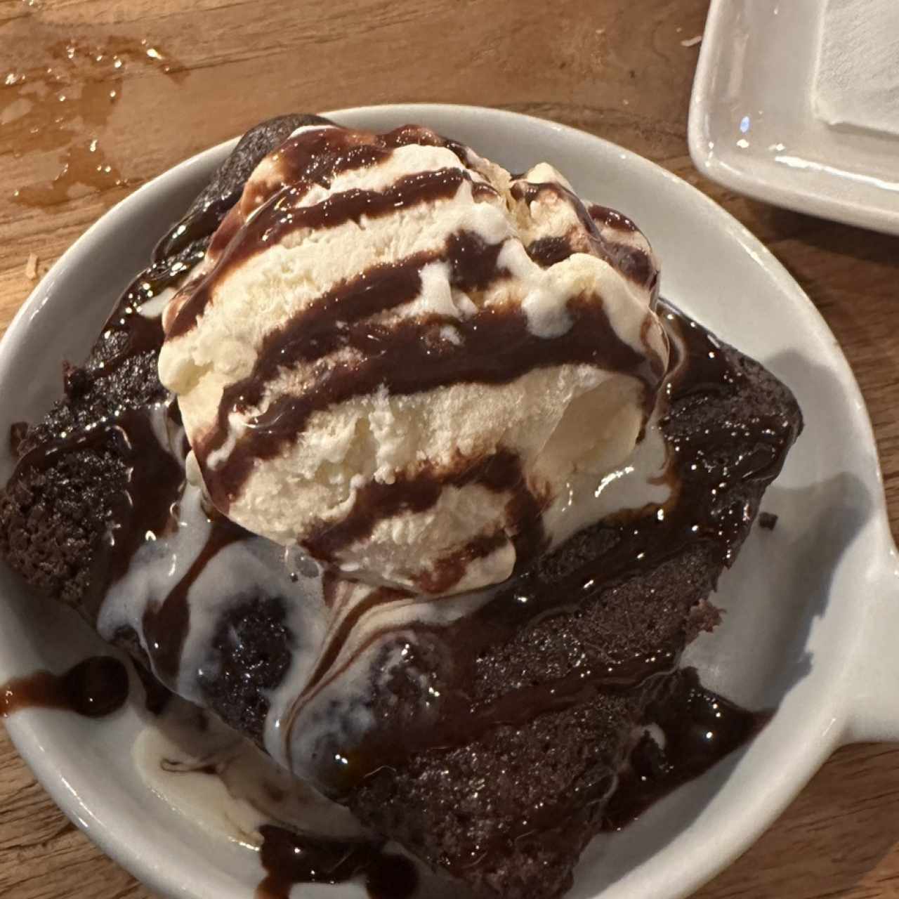 Postres - Brownie con Helado