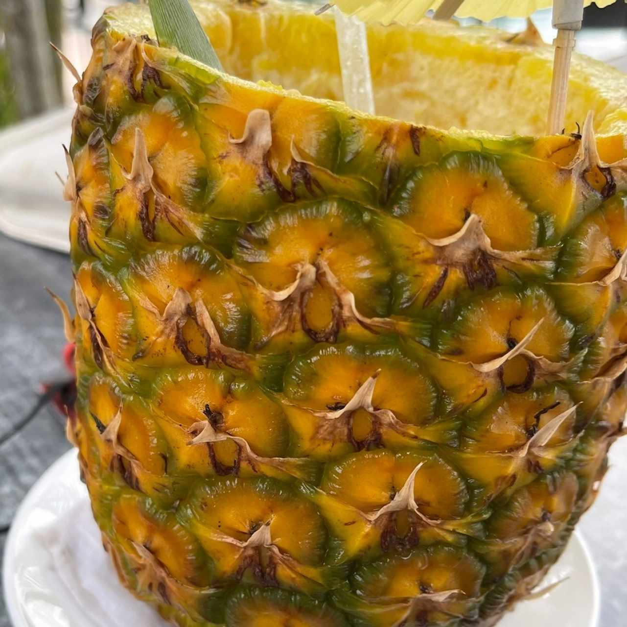 Jugo de piña en su estado