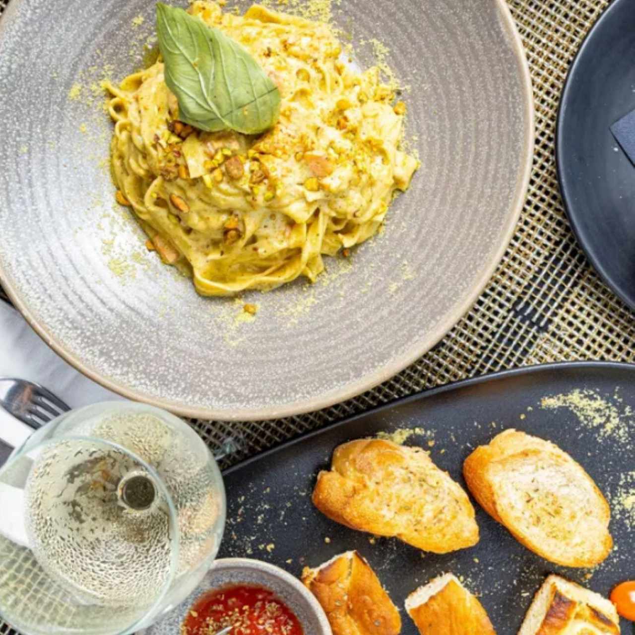 Salmone con Pistacchio