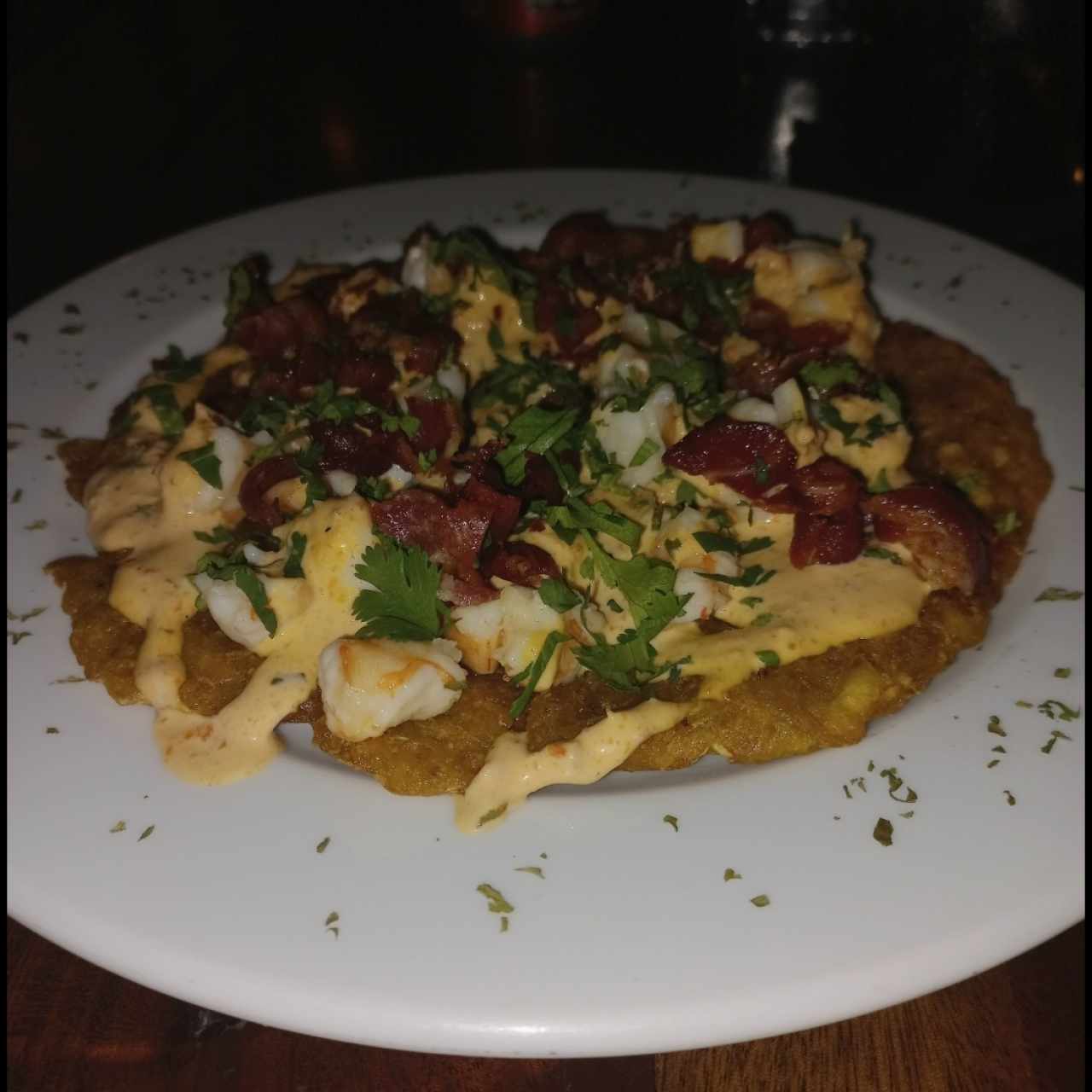 Entradas/ Appetizers - Tostones de Langostino