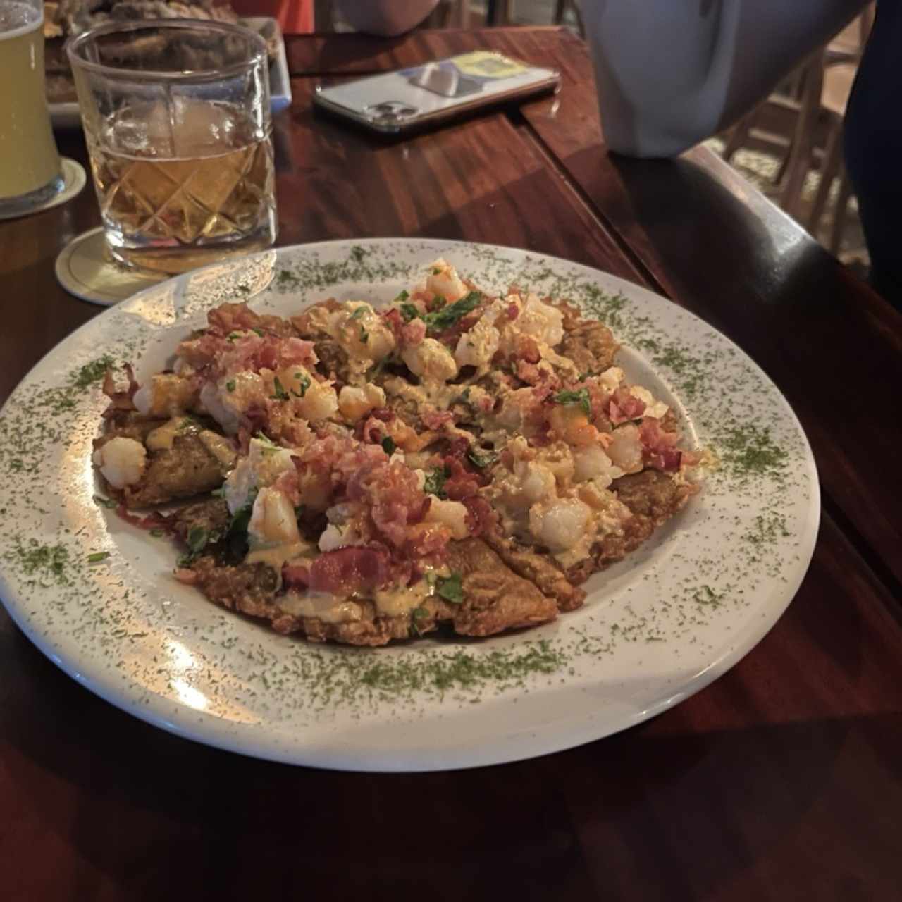 Entradas/ Appetizers - Tostones de Langostino