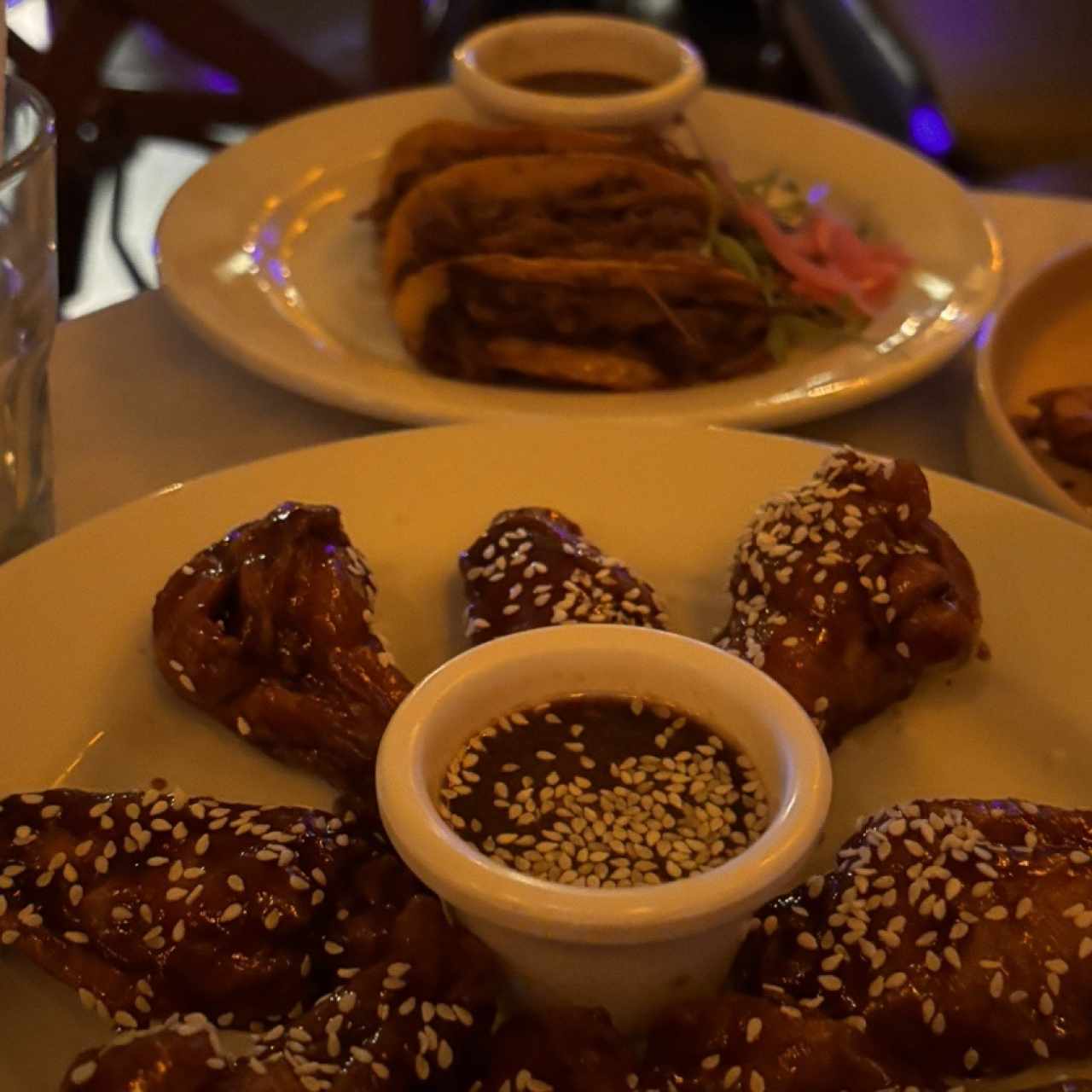 Alitas de Pollo Miel y Ron