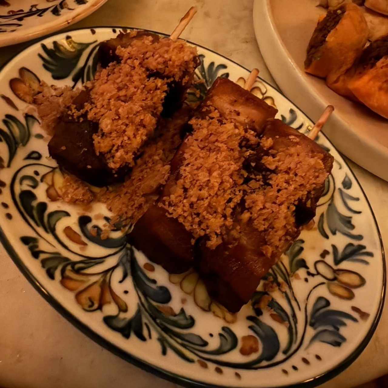 Brochetas de Porkbelly 