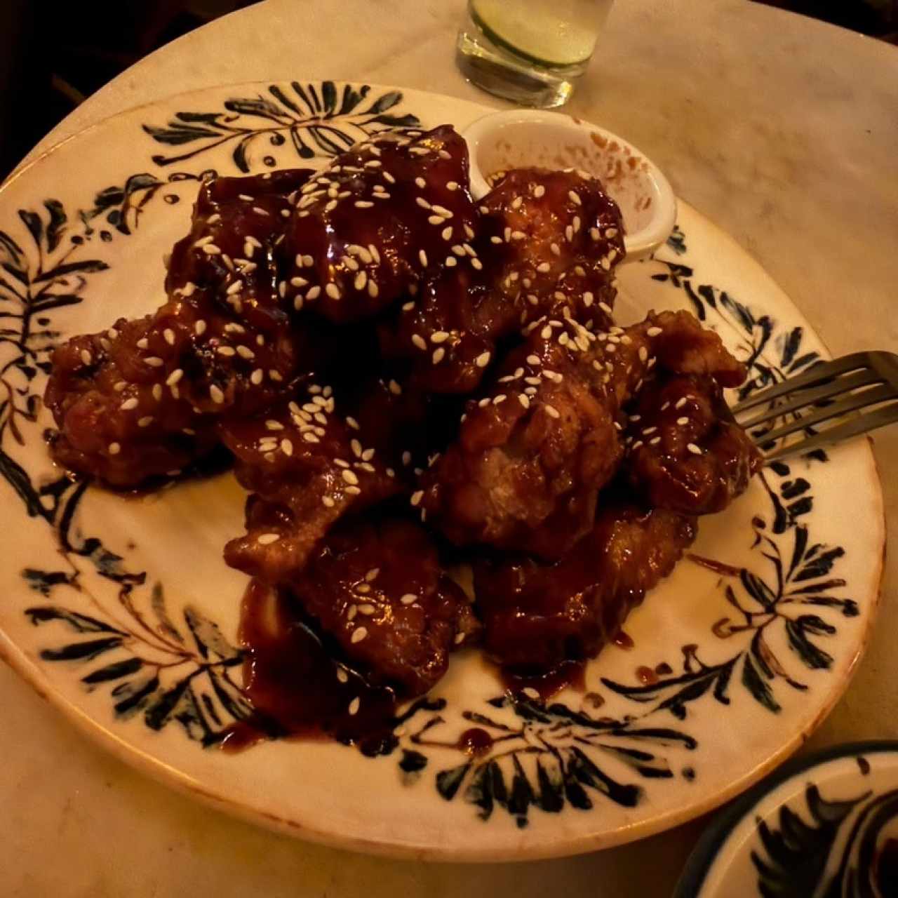 Alitas de Pollo Miel y Ron