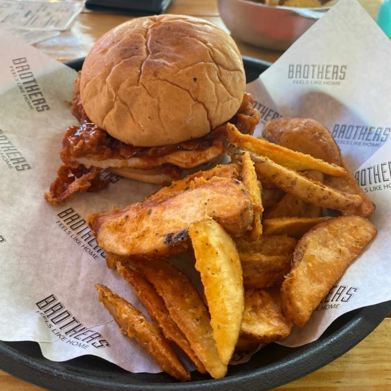 crispy chicken sandie