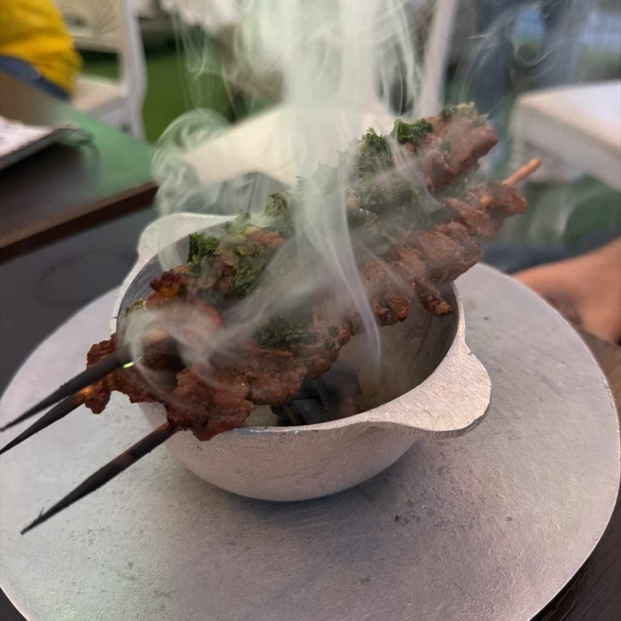 Carne en palito