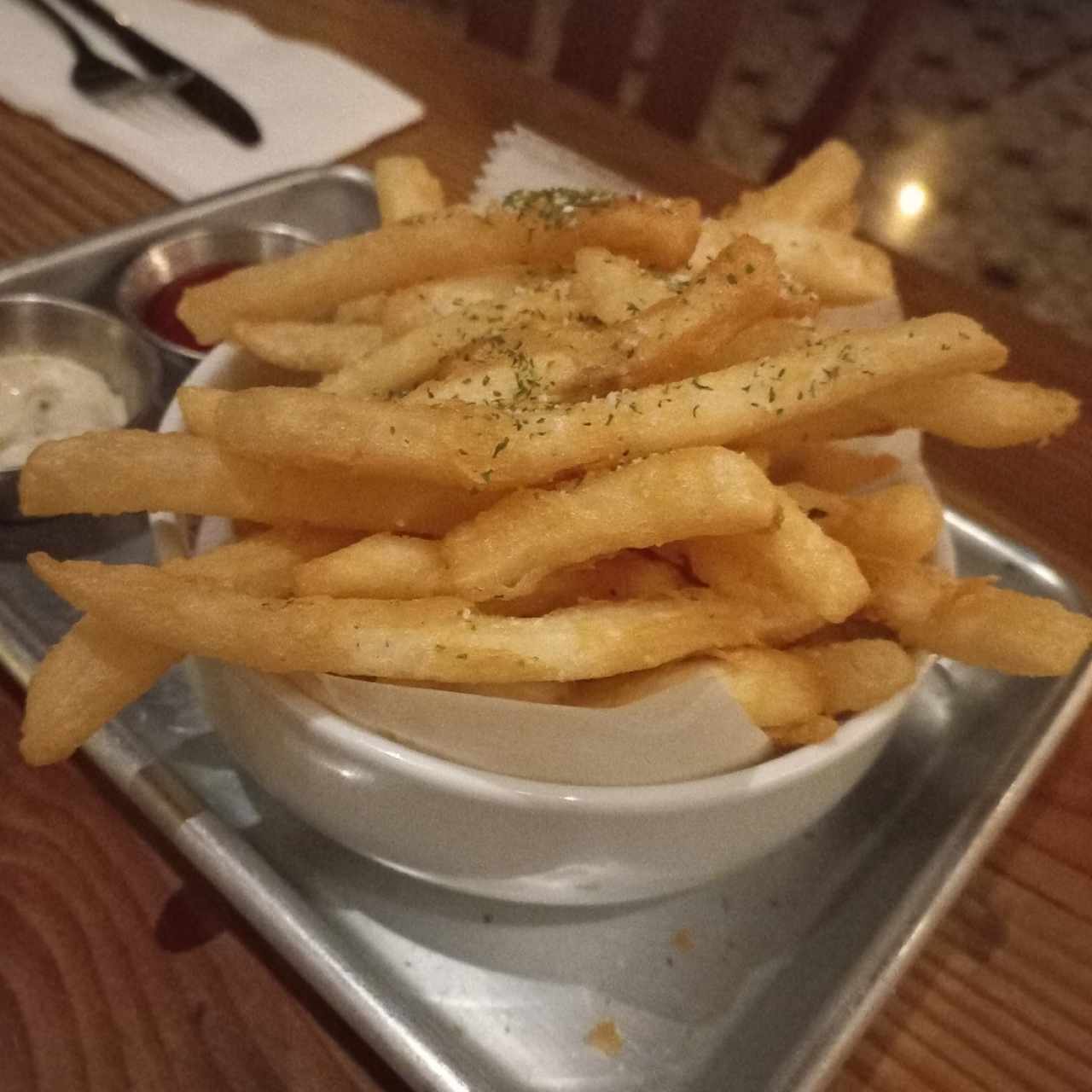 Papas trufadas