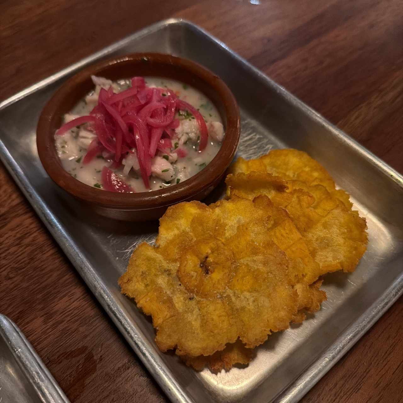Ceviche de corvina fresco