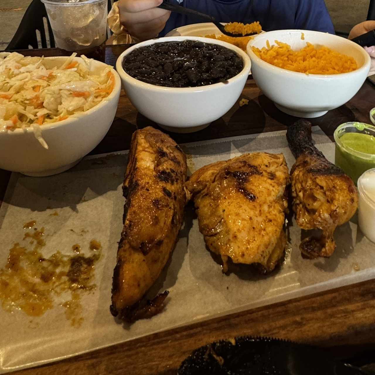 Medio pollo