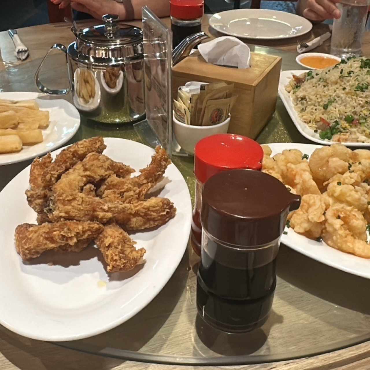 BONELESS + CAMARONES 