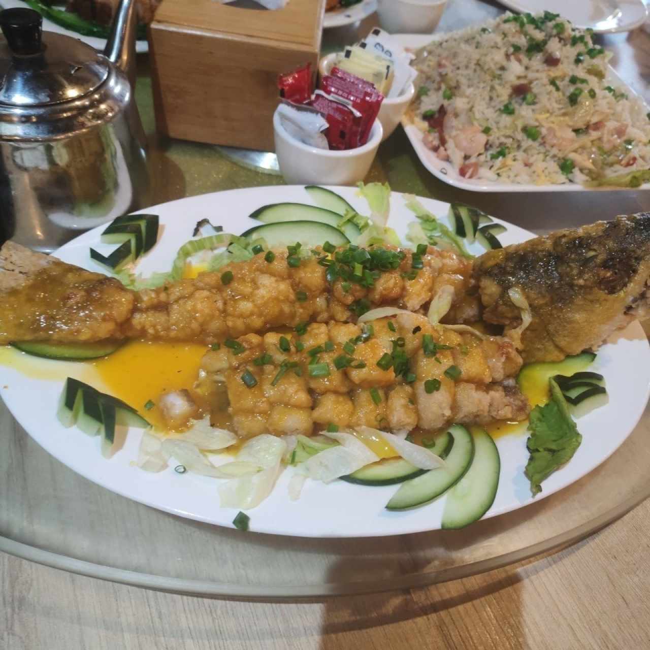 Pescado a las uvas