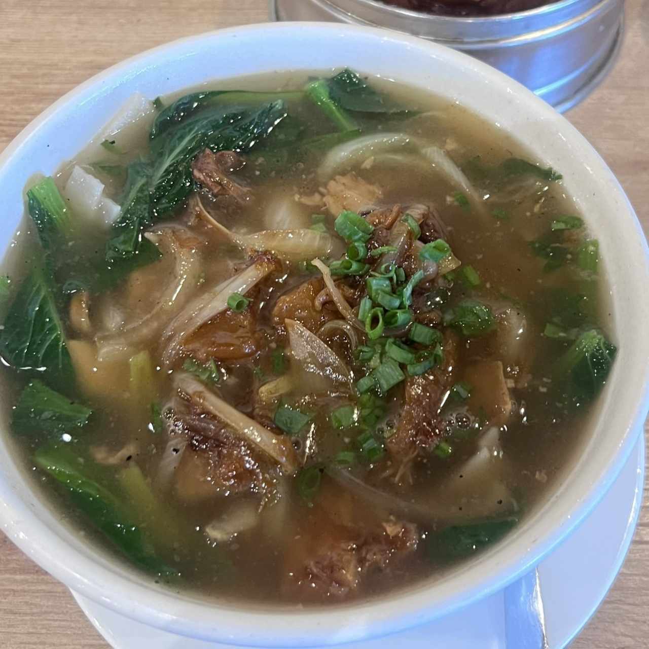 Sopa Chow Fun con Falda