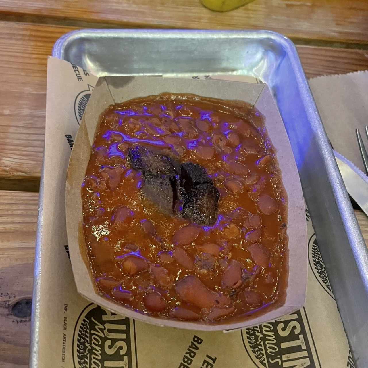 Frijoles dulces con Brisket (GF)