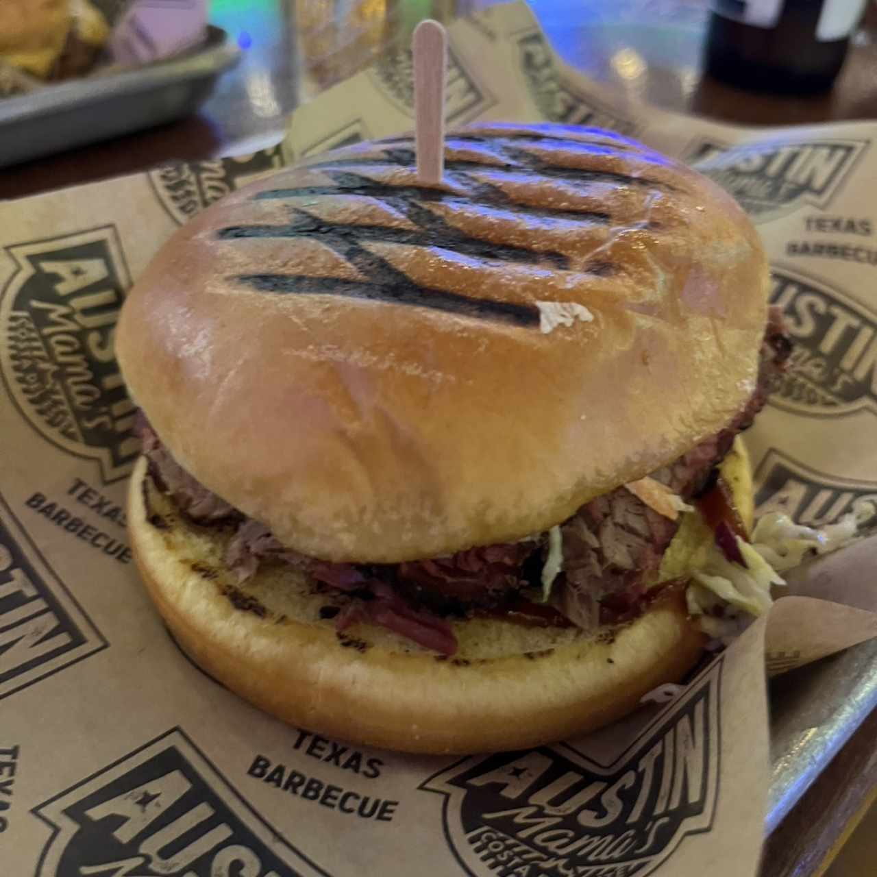 Coleslaw brisket