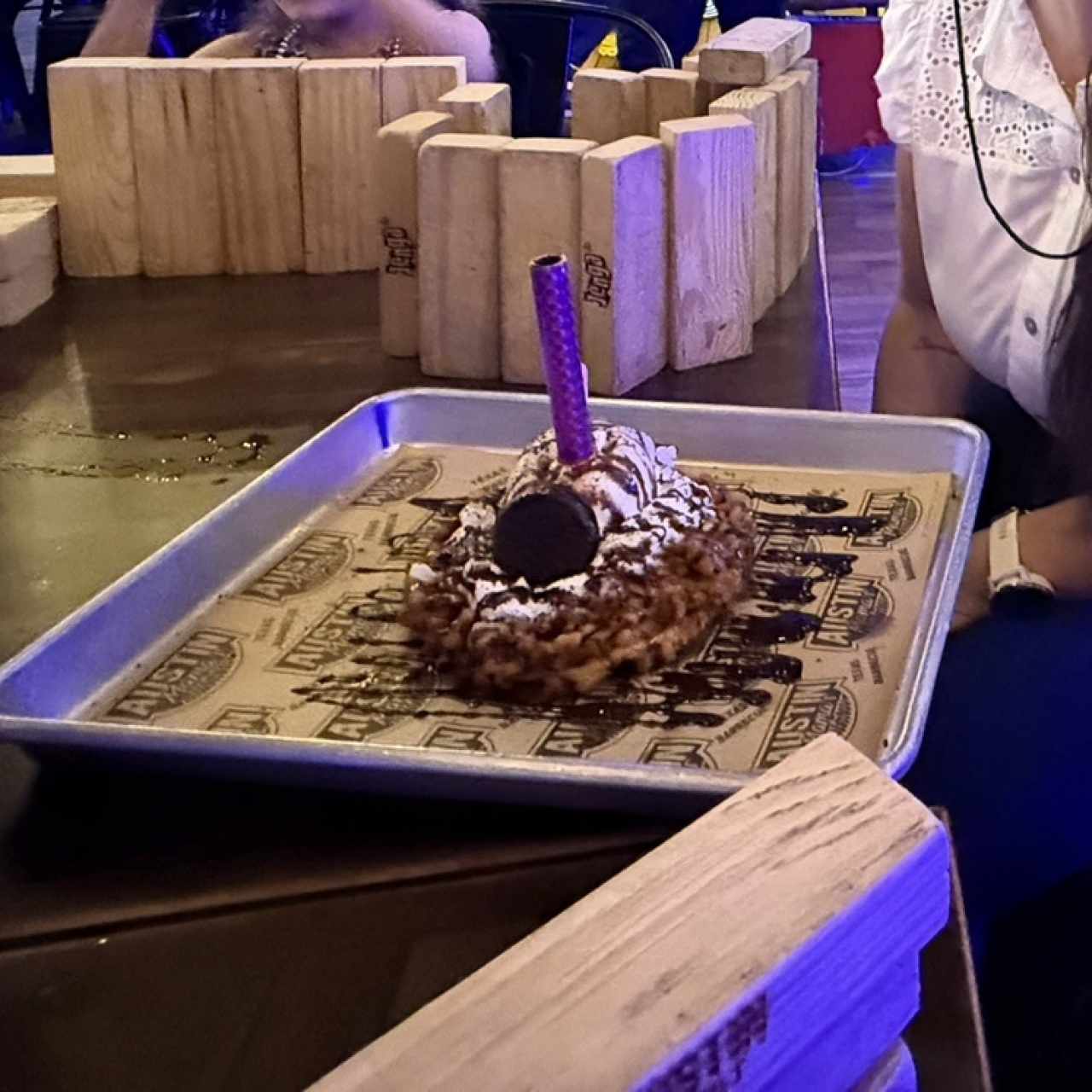 Postre Oreo de cumpleaños 