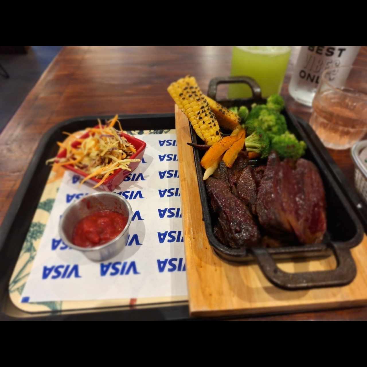 Asado de la tierra. Delicioso 