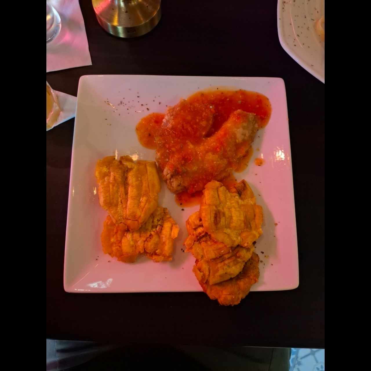 Pescado al ajillo