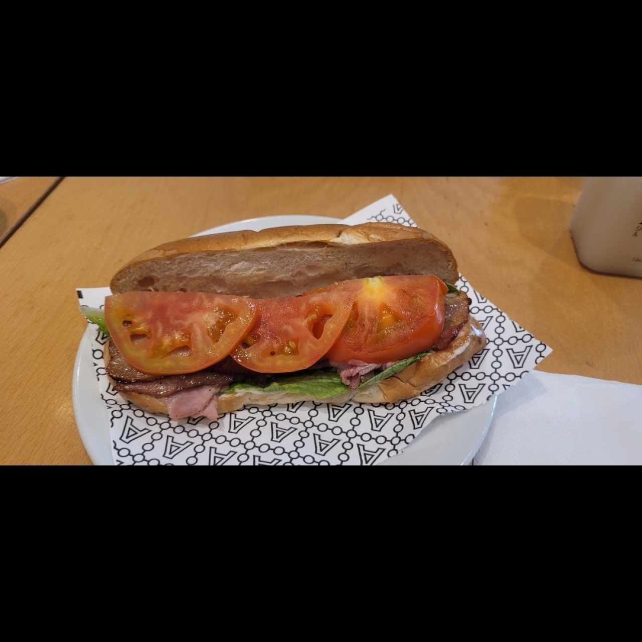 emparedado jamón 