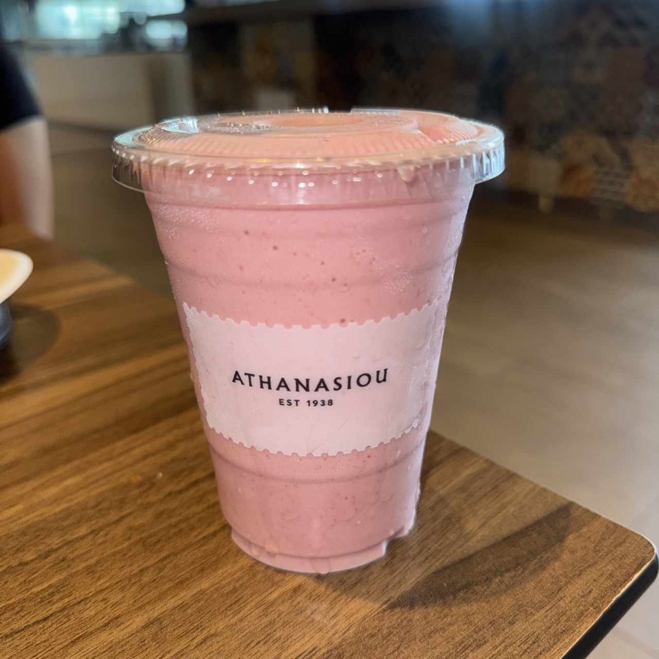 Frappe de fresa