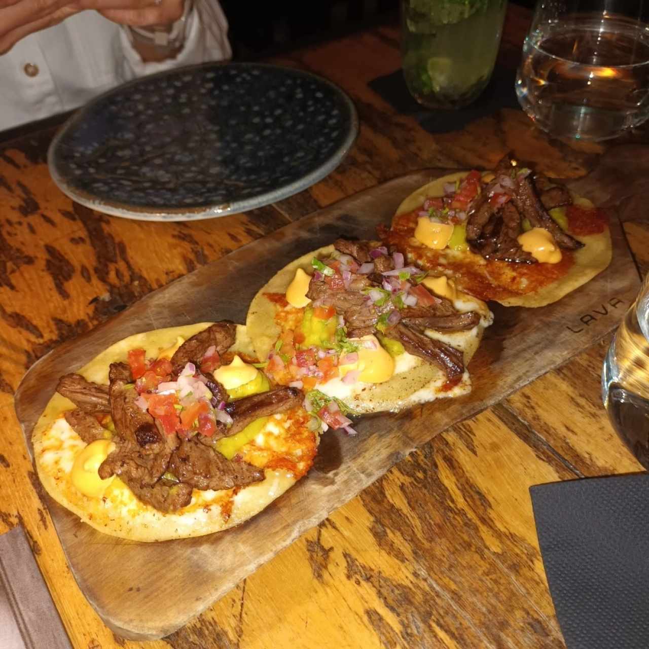 tacos de entraña