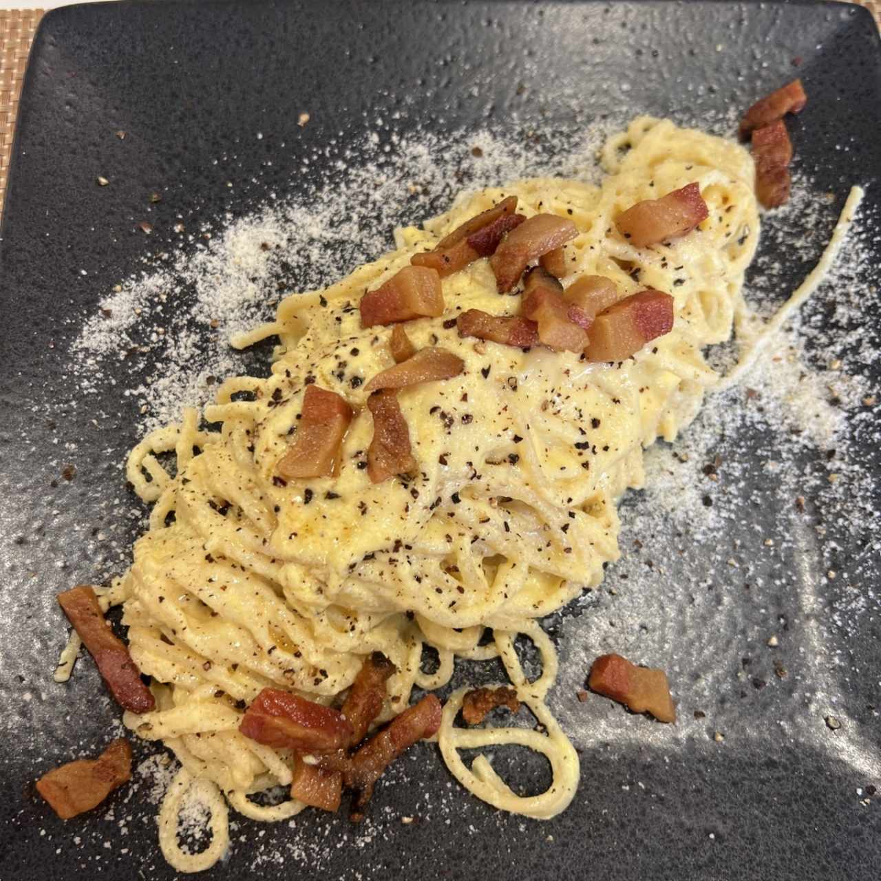 Primi Piatti - SPAGHETTI ALLA CARBONARA