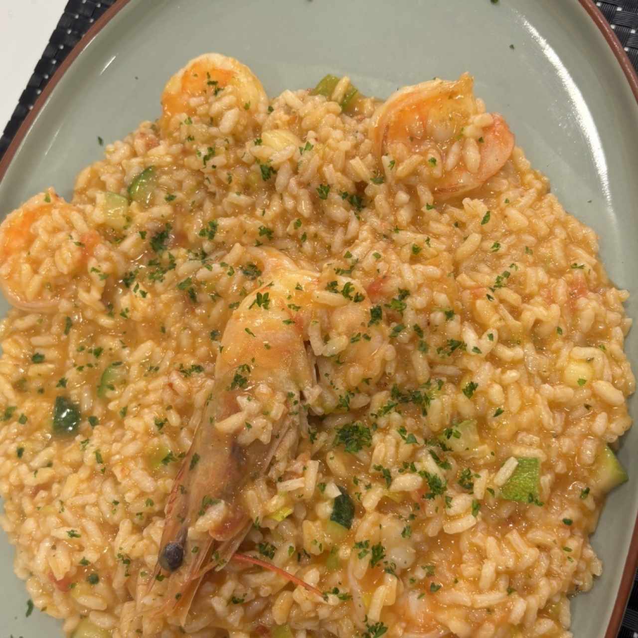 Risotto camarones