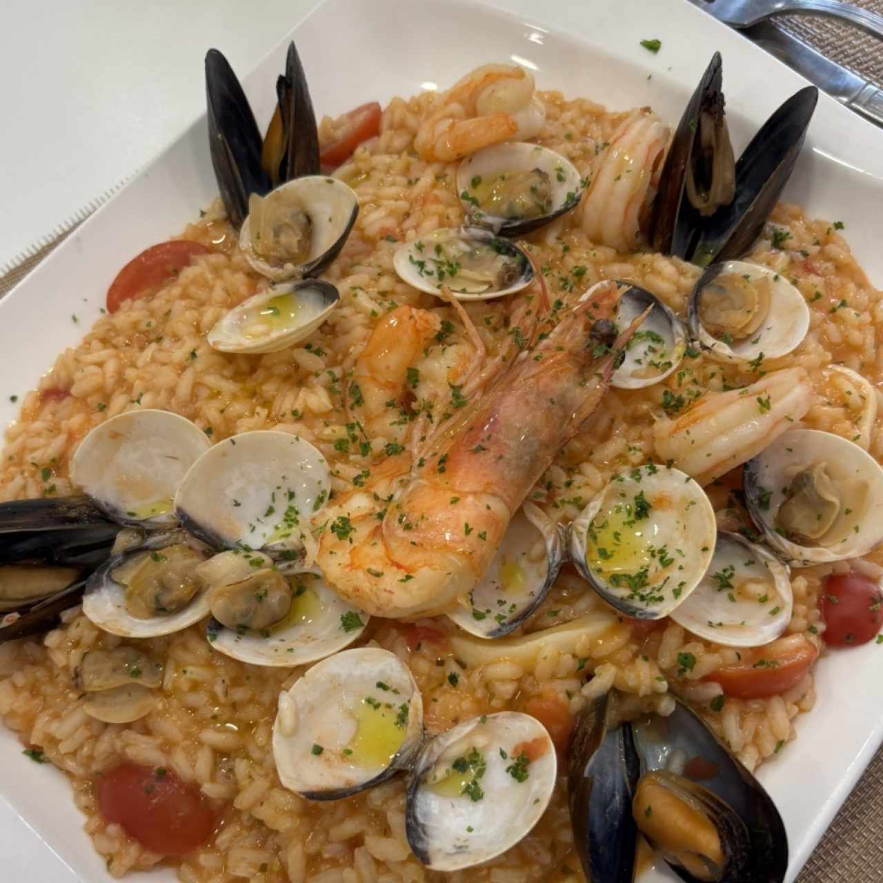 Primi Piatti - RISOTTO ALLA PESCATOR