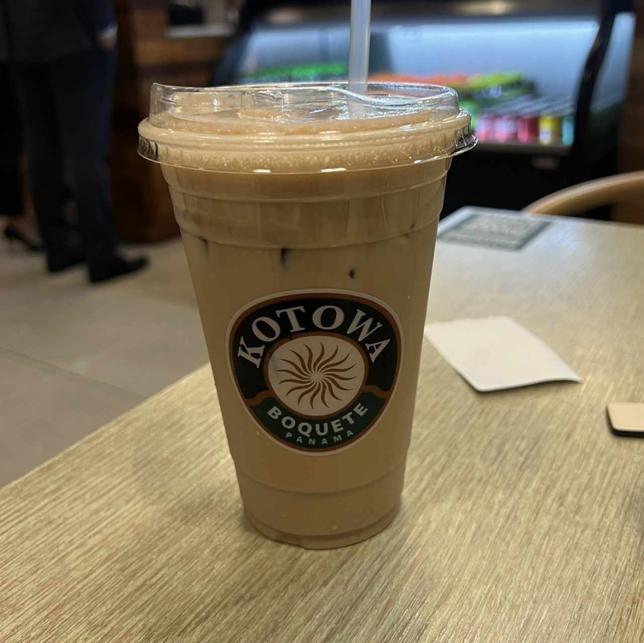 Iced chai latte 