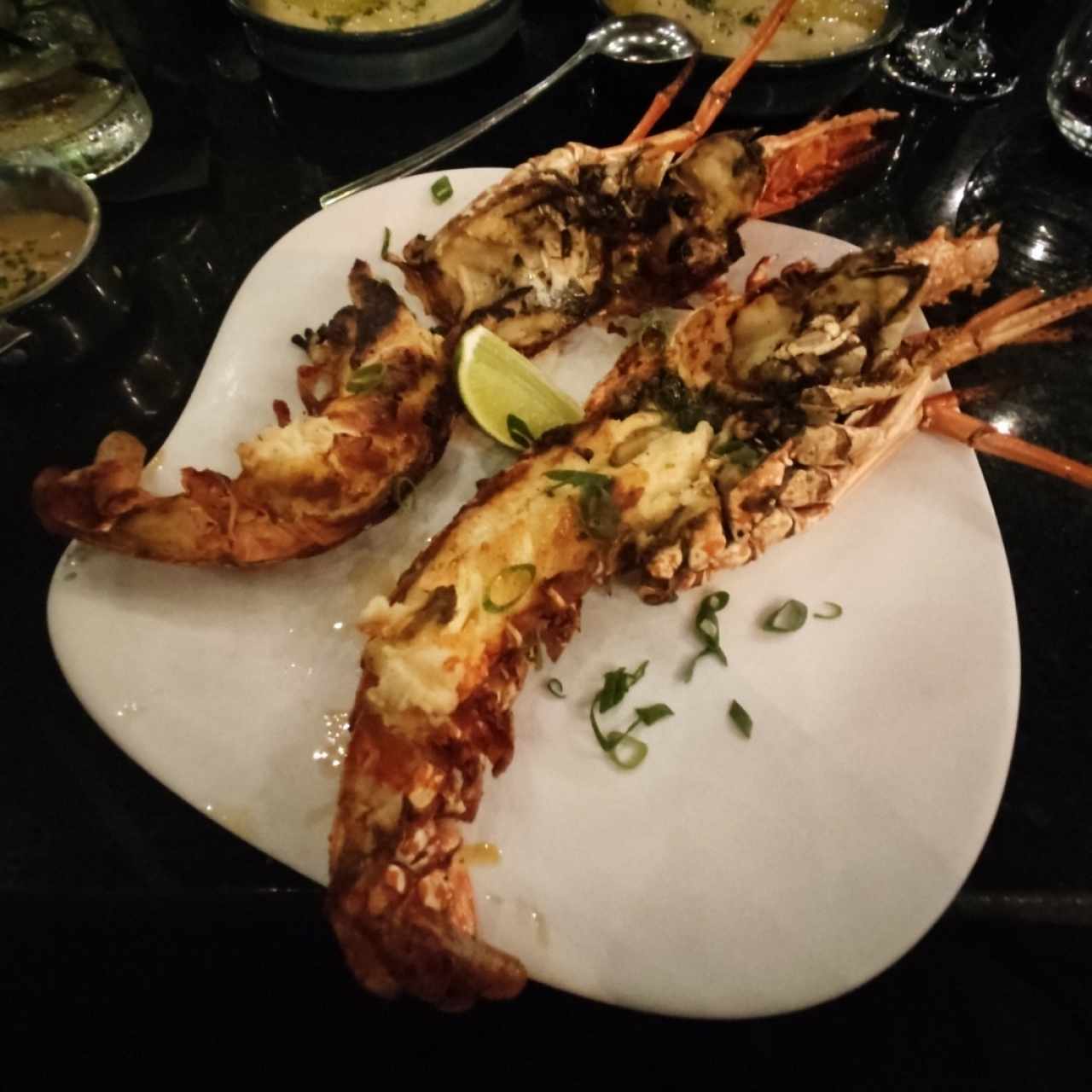 langosta a la leña