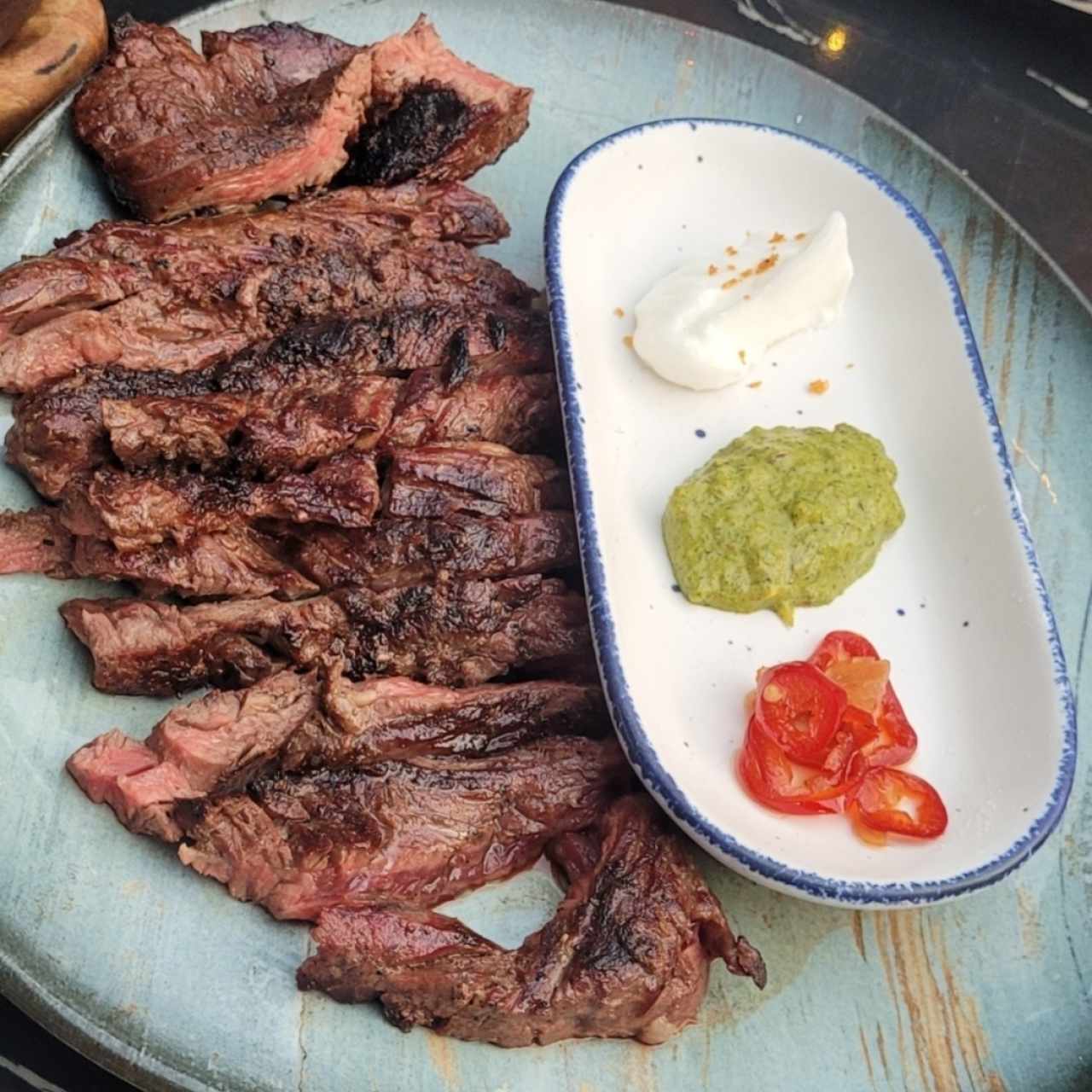Platos Fuertes - Hanger Steak 12 oz