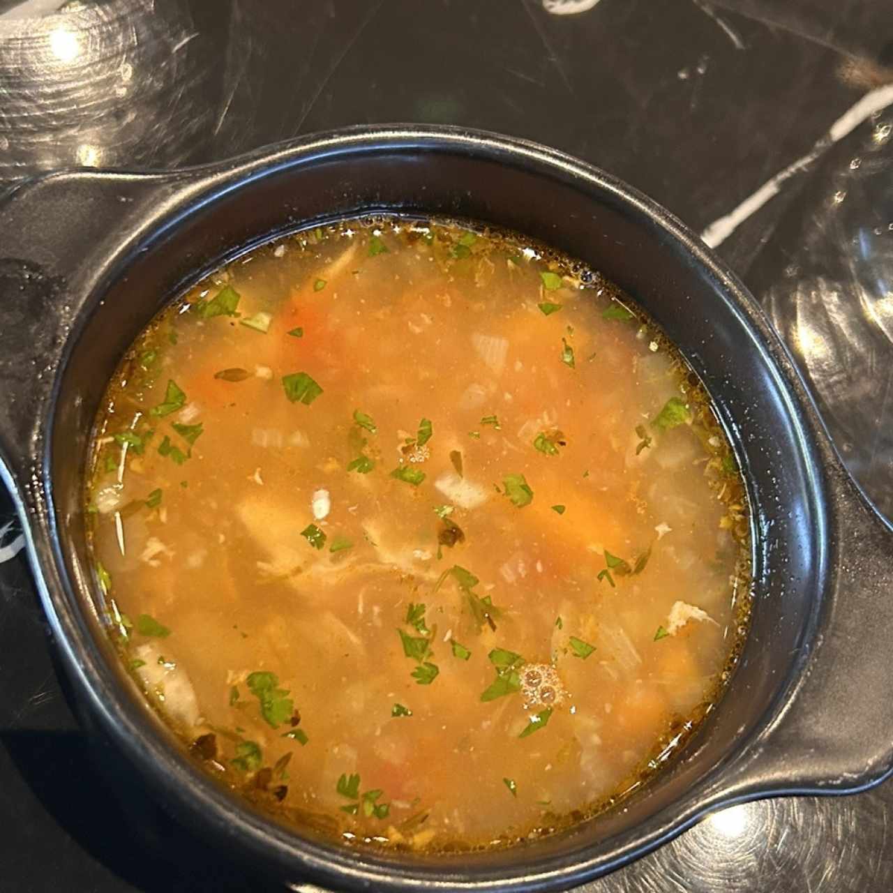 Sopa de Pollo Ahumado