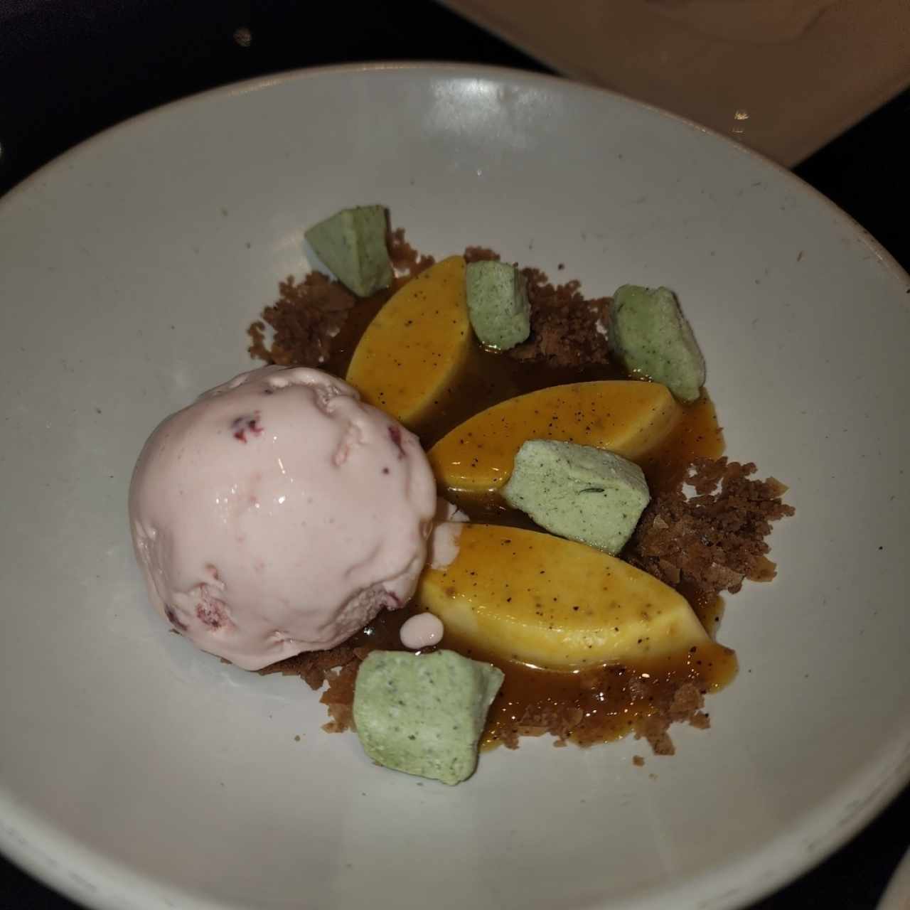 Postre de maracuyá