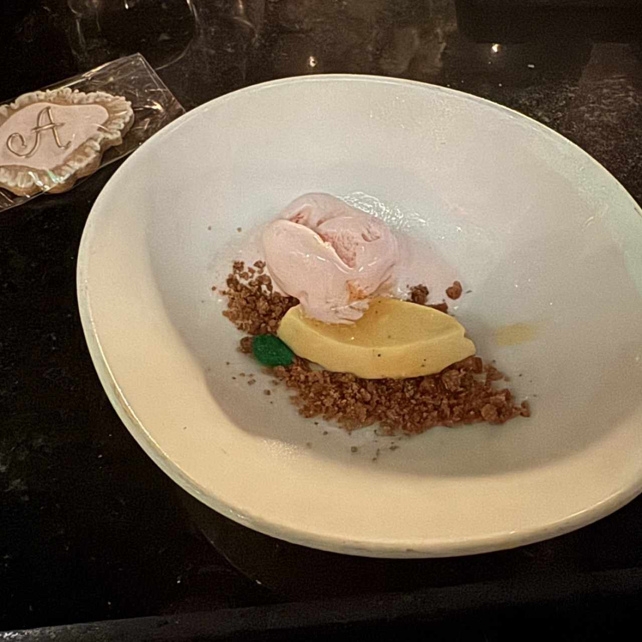 Mini panacotta de maracuya